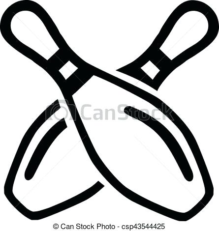 445x470 Bowling Pins Clipart Bowling Pin Illustrations And Bowling Pin