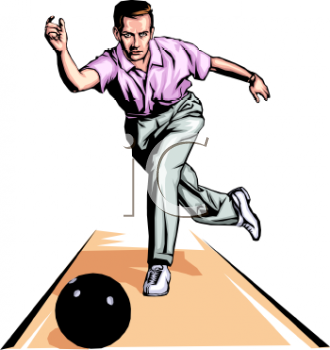 330x350 Royalty Free Bowling Clipart