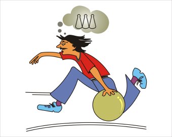 340x272 Bowling Clip Art