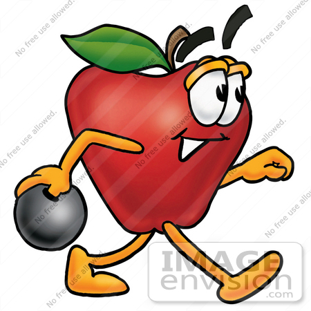 450x450 Cliprt Graphic Of Redpple Cartoon Character Holding