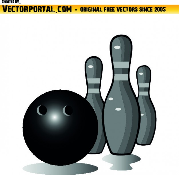 626x609 Bowling Graphic Vector Free Download
