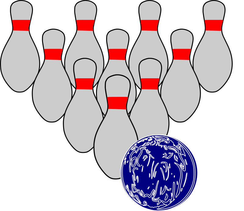 800x693 Bowling Pin Cartoon