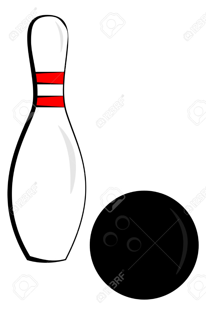 Bowling Pin And Ball Clipart | Free download on ClipArtMag