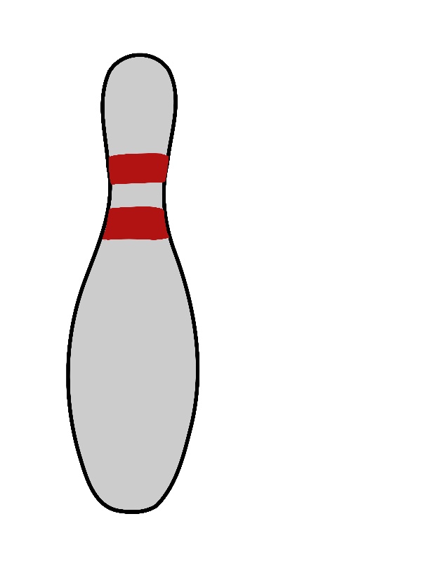 638x826 Bowling Birthday Party Printable Bowling Pin Centerpiece
