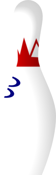 192x601 Bowling Pin 2 Clip Art