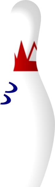179x600 Bowling Pin Clip Art Free Vector In Open Office Drawing Svg ( Svg