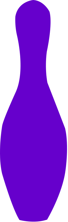 276x900 Bowling Pin Opurple Png Clip Arts For Web