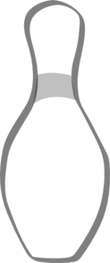 123x295 Bowling Pin Clip Art