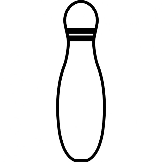 626x626 Bowling Pin Outline Icons Free Download