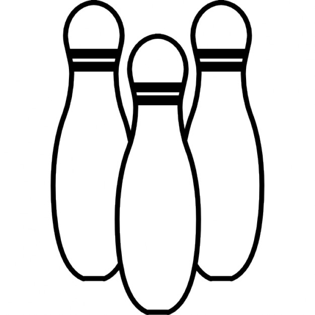 626x626 Bowling Pins Variant Outline Icons Free Download