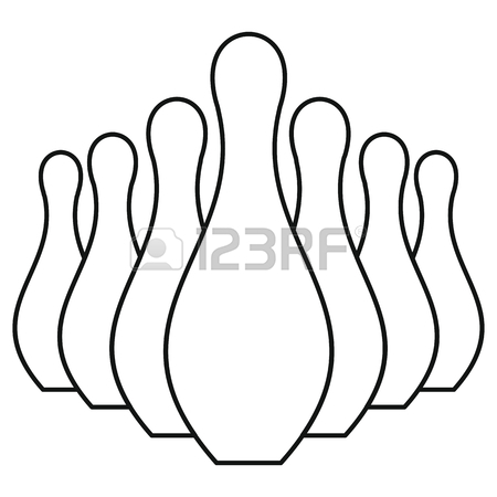 450x450 Icons For Bowling Pins Outline Icon