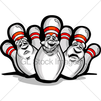325x325 Bowling Pin Smiling Gl Stock Images