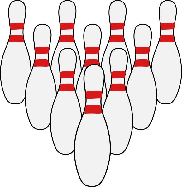 584x600 Bowling Pins Clip Art Many Interesting Cliparts