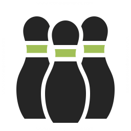 256x256 Bowling Pins Icon Iconexperience