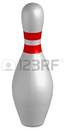 225x450 Bowling Pins Royalty Free Cliparts, Vectors, And Stock