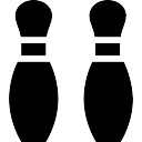 128x128 Bowling Pin Icons Free Download