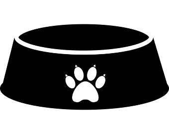 340x270 Pet Bowls Clipart Etsy