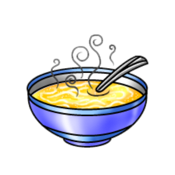 352x352 Bowl Of Soup Clipart