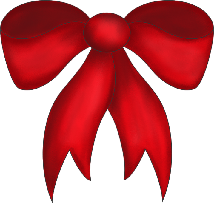 717x684 Christmas Bow Clip Art