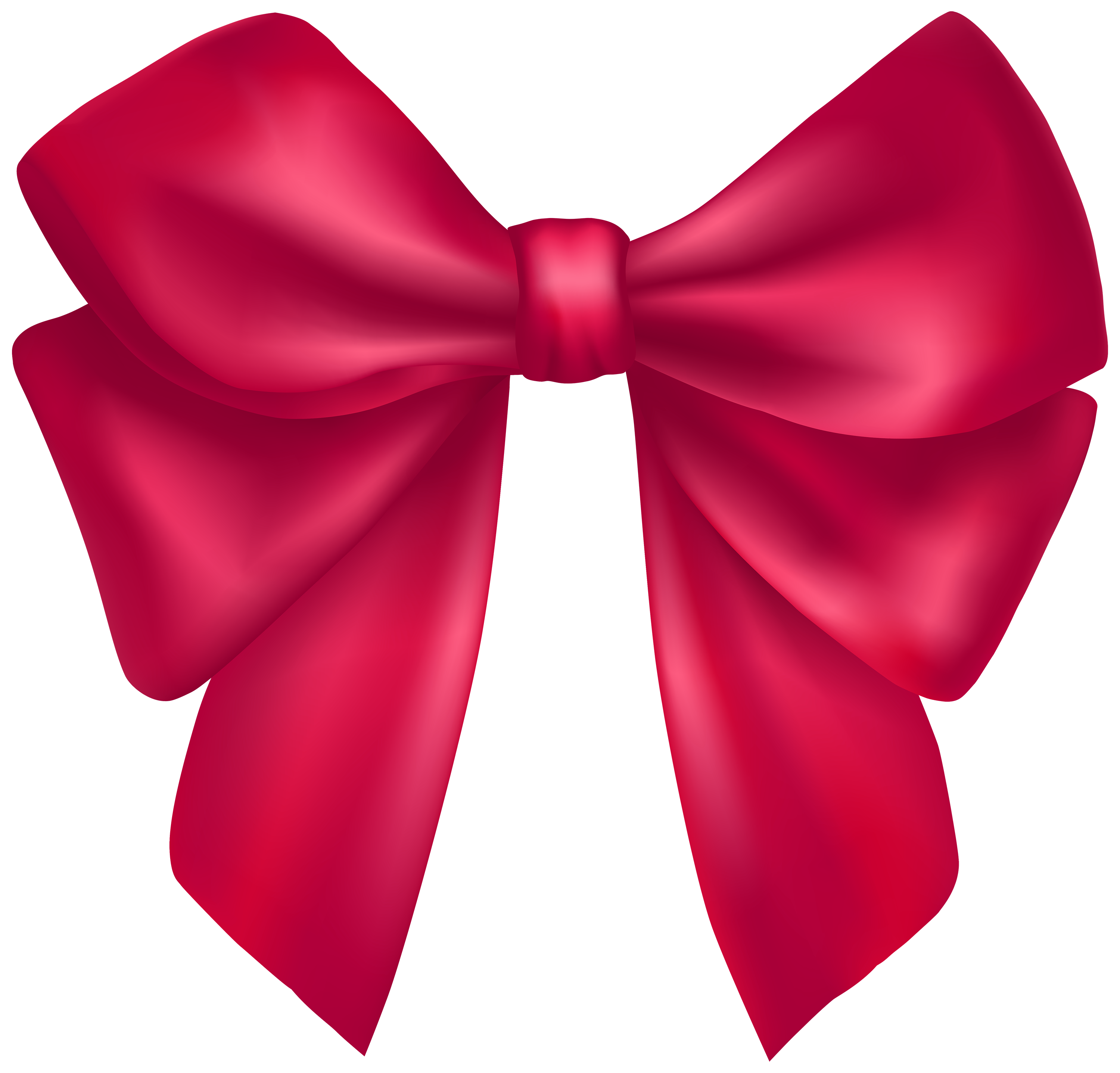 3000x2874 Dark Pink Bow Clipart Web Clipart
