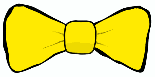 500x249 Bow Tie Clipart Funny