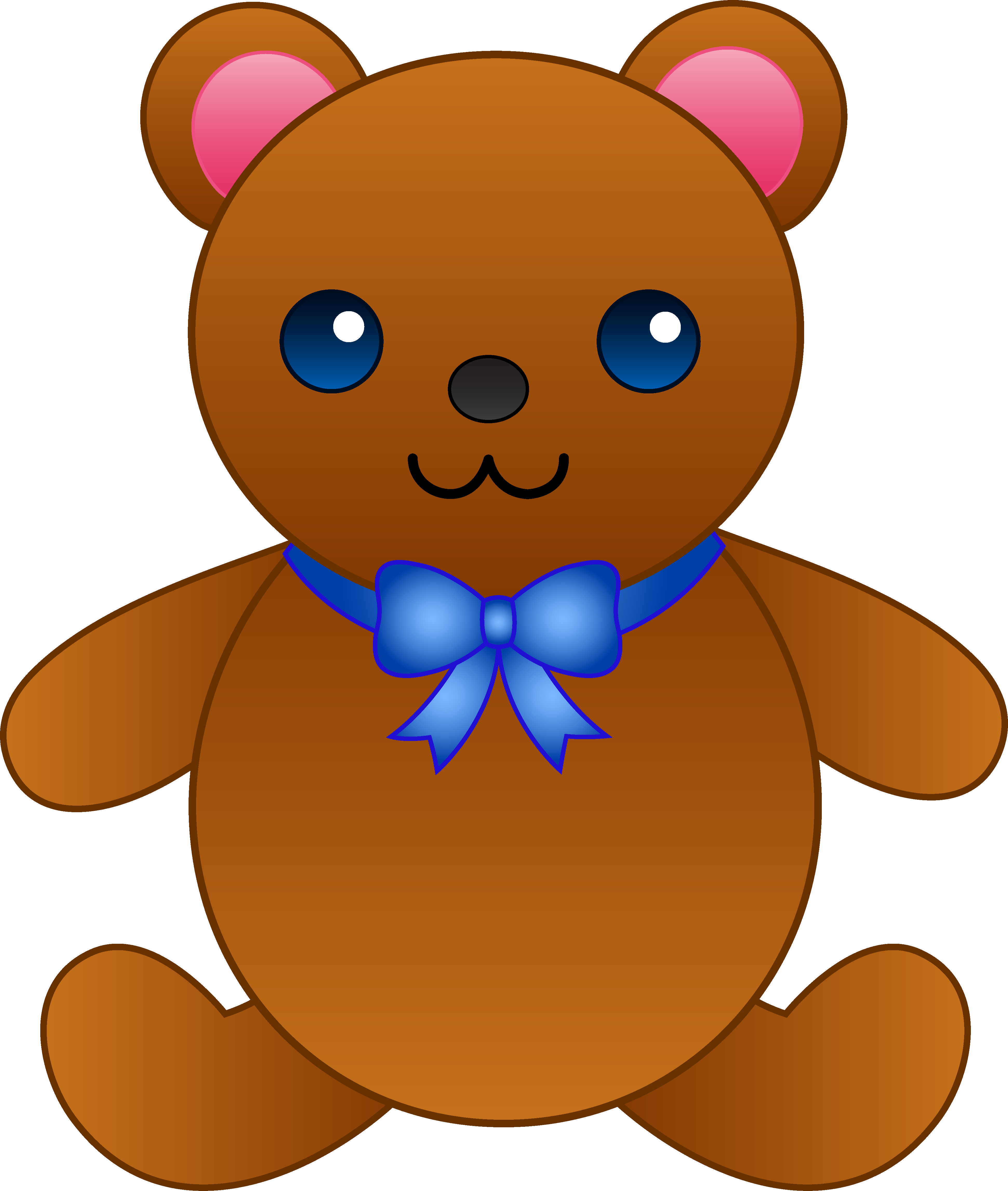 3881x4581 Cute Teddy Bear With Bow Tie