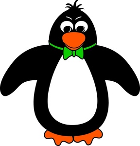 288x300 Penguin Clipart Image