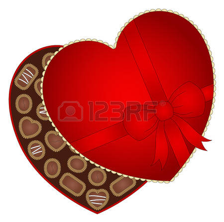 450x446 Box Of Chocolates Clipart