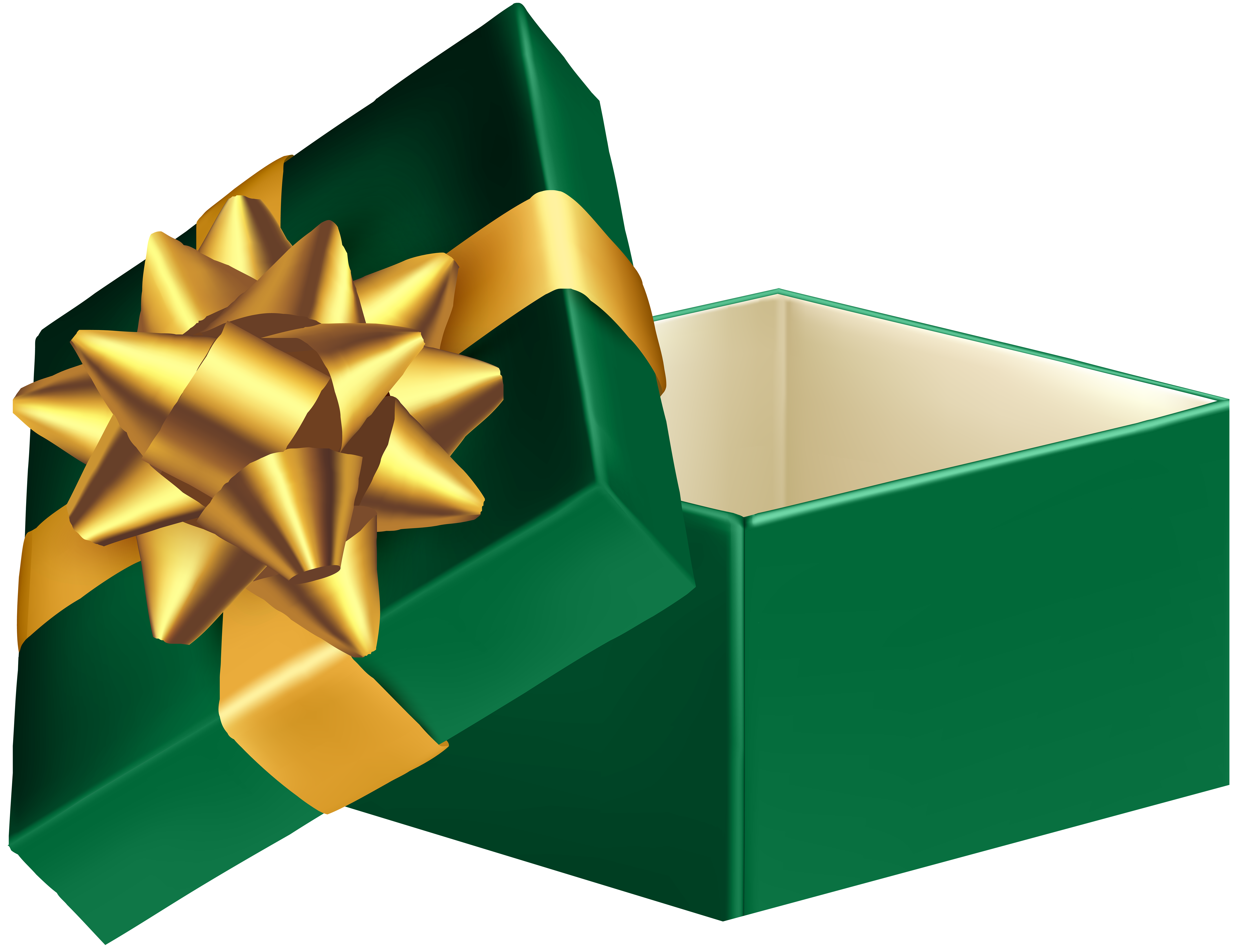 8000x6140 Green Open Gift Box Png Clip Art Imageu200b Gallery Yopriceville