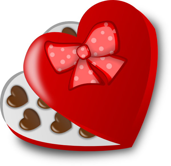 600x582 Box Of Chocolates Clip Art