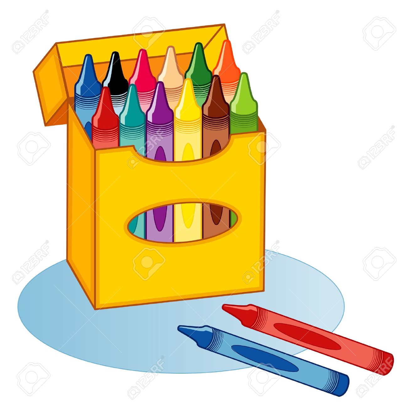 Box Of Crayons Clipart | Free download on ClipArtMag