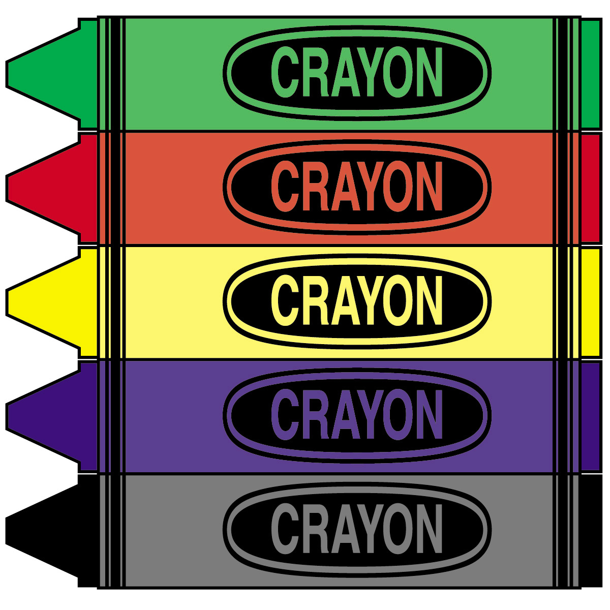 1200x1200 Top 88 Crayons For Clip Art