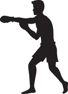 218x300 Boxing Clipart Image
