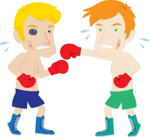 300x277 Boxer Clipart Two