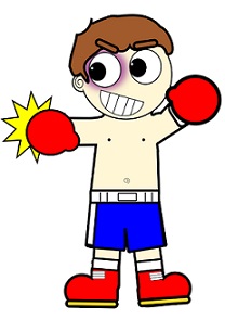 208x294 Free Boxing Clipart