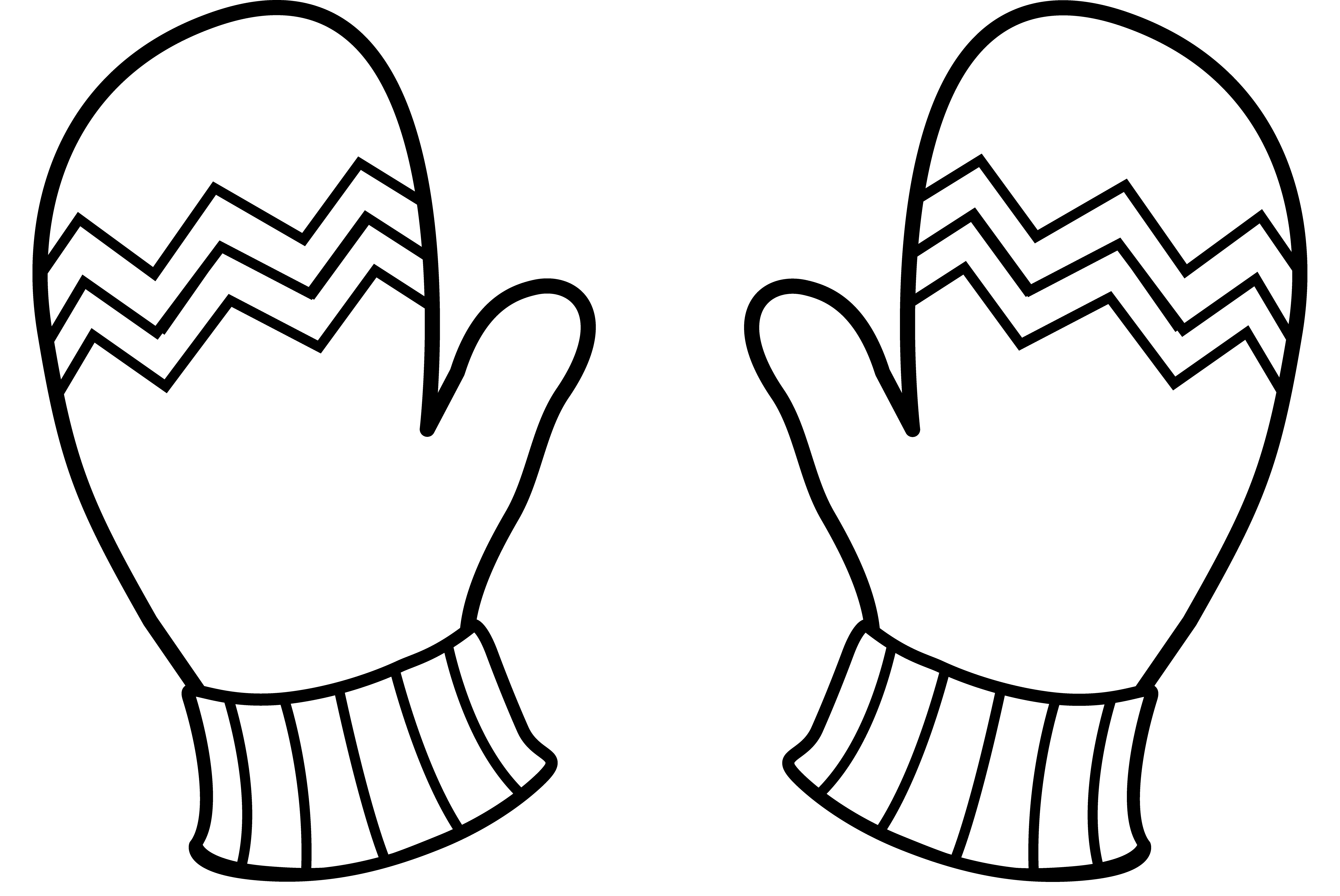 5527x3696 Glove Clipart
