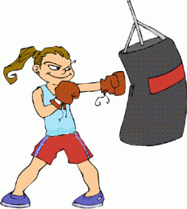 269x300 Boxer Clipart Boxing Bag