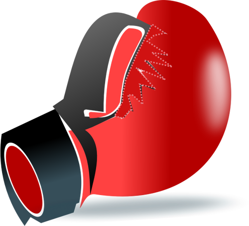 500x453 One Leather Boxing Glove Vector Clip Art Public Domain Vectors