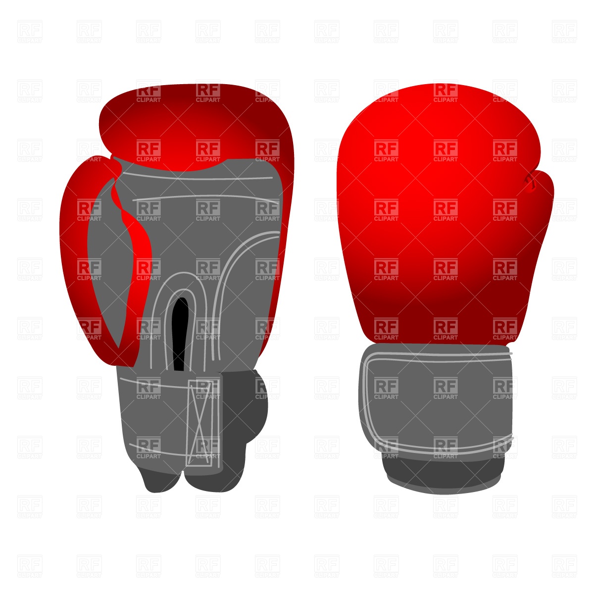 1200x1200 Boxing Gloves Free Vector Clip Art Image