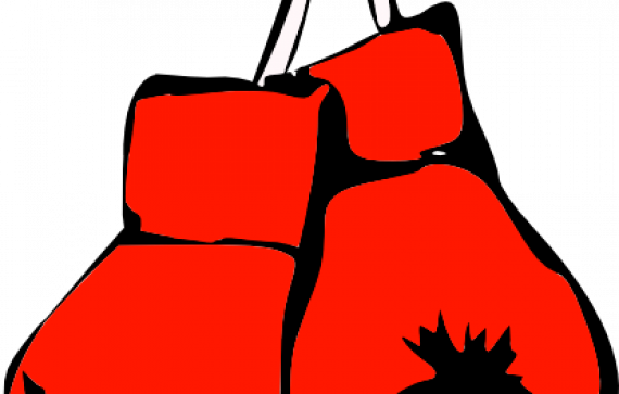 570x363 Boxer Clipart Kickboxing Glove