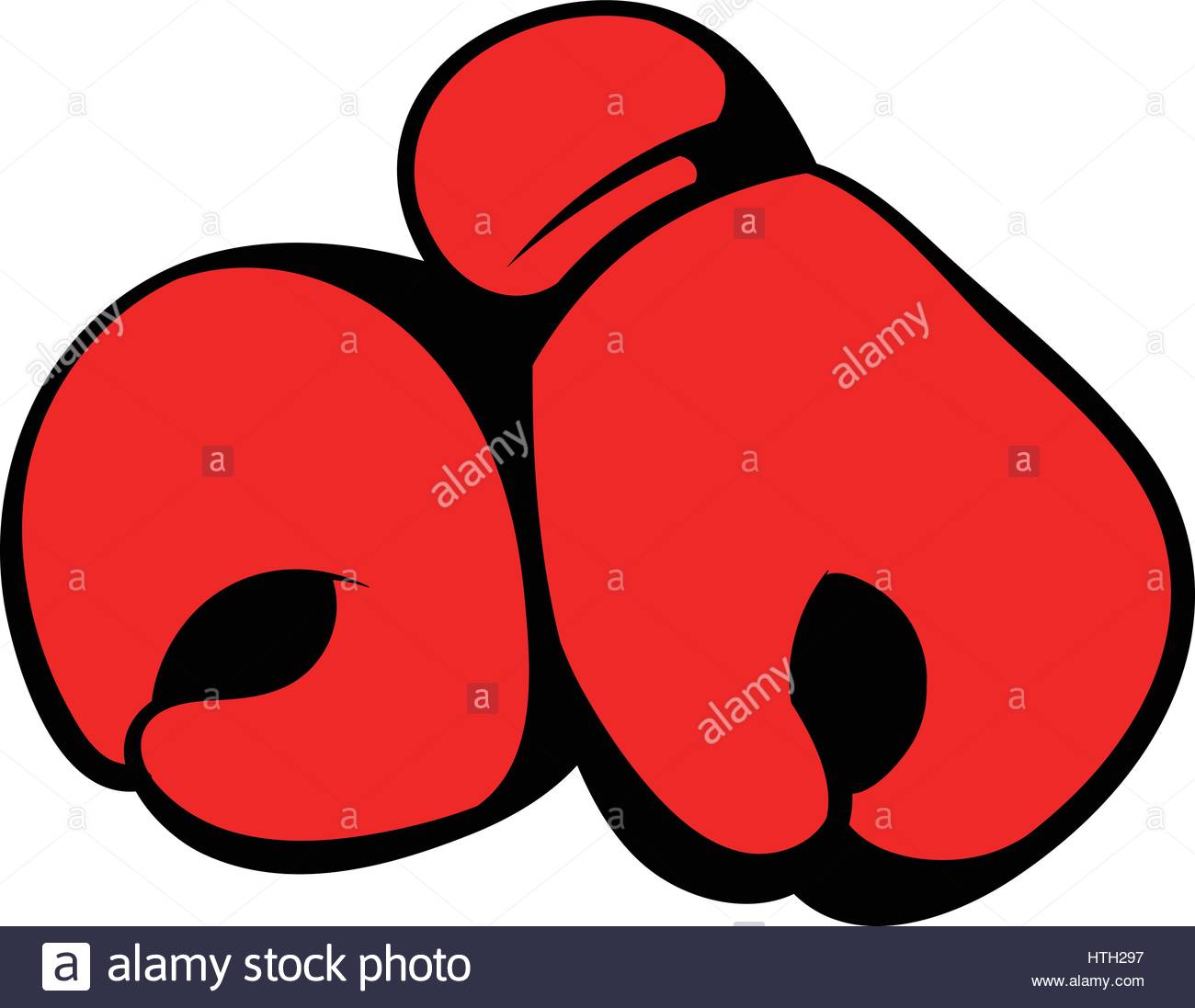 1300x1097 Red Boxing Gloves Icon, Icon Cartoon Stock Vector Art