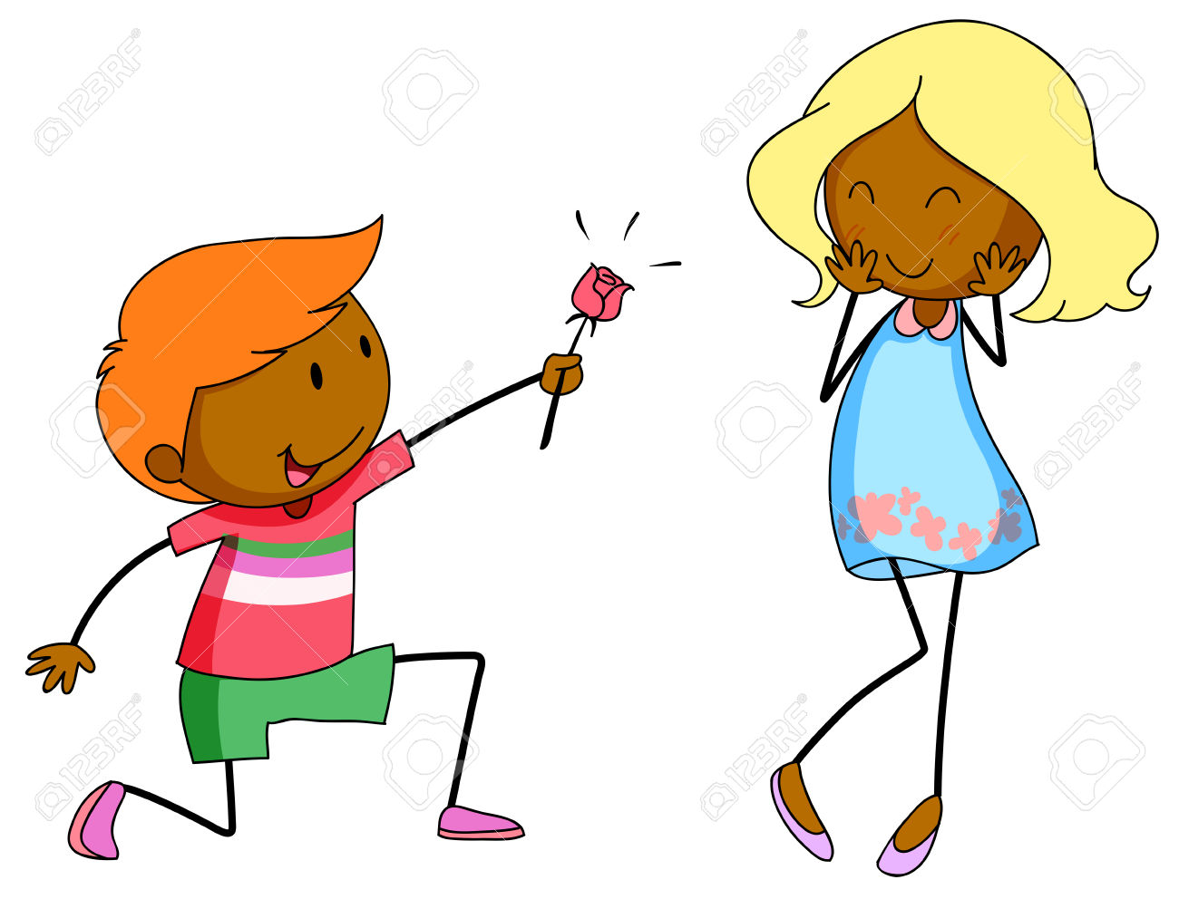 Boy And Girl Clipart Free download on ClipArtMag