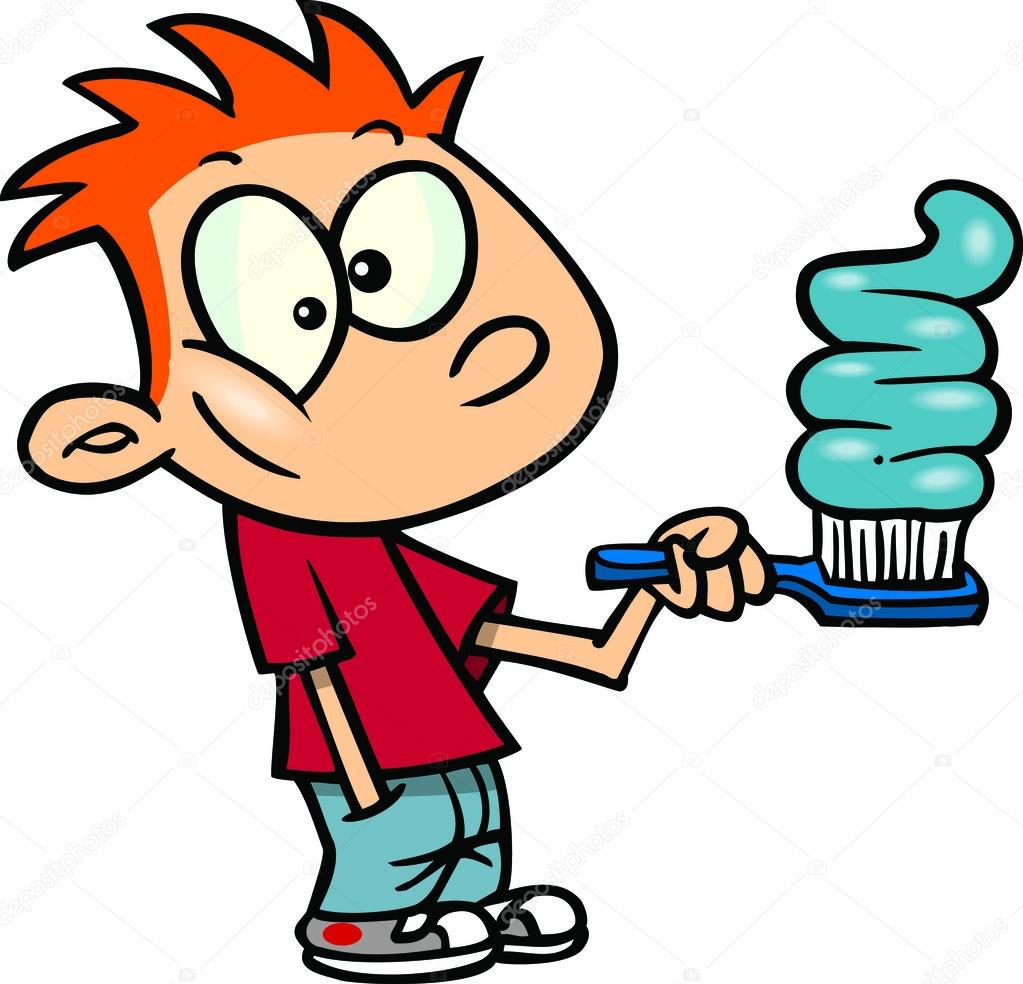 1023x984 Cartoon Boy Brushing Teeth Clipart