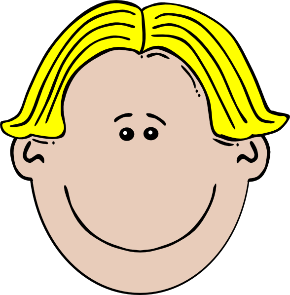 588x598 Boy Face Cartoon Clip Art