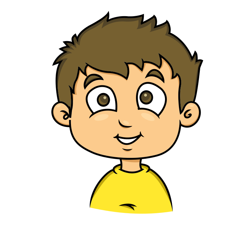 800x800 Boy Drawing Clipart