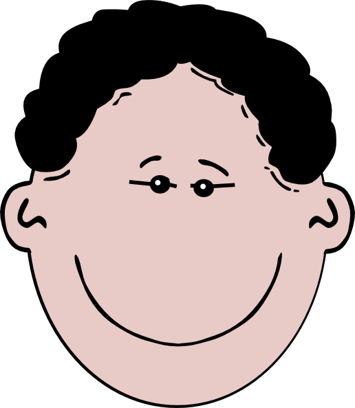 516x594 Face Black Hair Clip Art