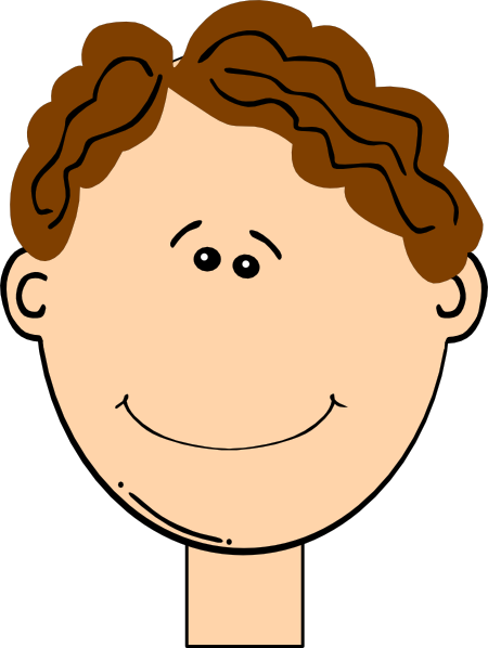 450x598 Happy Brown Hair Boy Clip Art