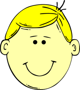 264x297 Blond Hair Boy Clip Art