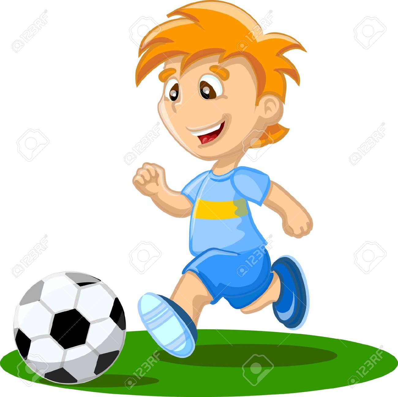 1300x1296 Boy Clipart Play Football
