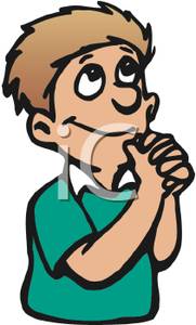 181x300 Young Boy Praying Clip Art Image